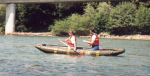 Zurich: Dr. Van Doren leads the troups down river!